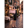 Torebka Damska Listonoszka Worek Shopper Modna Torba na Ramię CC6693 Różowa