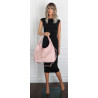 Torebka Damska Listonoszka Worek Shopper Modna Torba na Ramię CC6693 Różowa