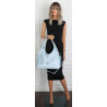 Torebka Damska Listonoszka Worek Shopper Torba na Ramię CC6693 Niebieska