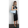 Torebka Damska Listonoszka Worek Shopper Torba na Ramię CC6693 Niebieska