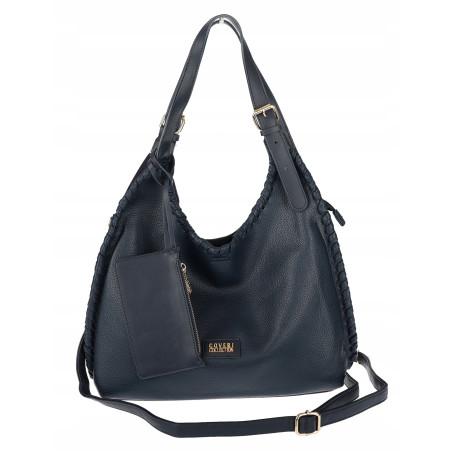 Torebka Damska Listonoszka Worek Shopper Torba na Ramię CC6693 Granatowa
