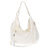 Torebka damska worek shopper A4 hobo pasek duża torba na ramię CC3501 Biała