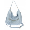 Torebka damska worek shopper A4 hobo pasek duża na ramię CC3501 Niebieska