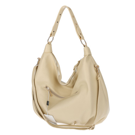 Torebka damska worek shopper A4 hobo pasek duża torba na ramię CC3501 Żółta