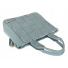 Torebka damska shopper A4 pleciona elegancka na ramię duża CH3358 Niebieska