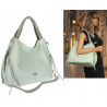 Torebka Damska Worek Shopper Torba na Ramię duża pajemna CC6703 Zielona