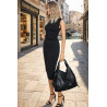 Torebka Damska Worek Shopper Torba na Ramię duża pajemna CC6703 Czarna