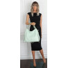 Torebka Damska Worek Shopper Torba na Ramię duża pajemna CC6703 Zielona