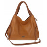 Torebka Damska Worek Shopper Torba na Ramię duża pajemna CC6703 Brązowa