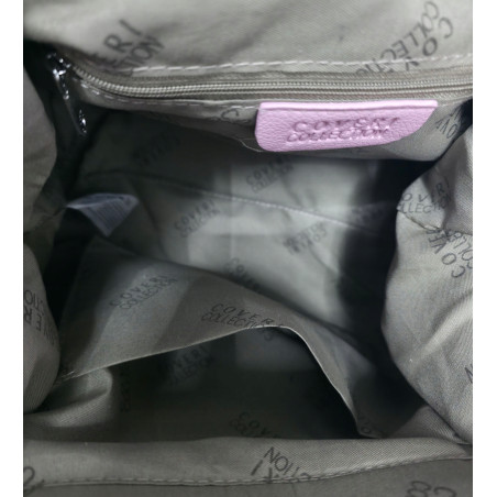 Torebka damska shopper duża A4 na ramię z frędzlami pasek CC50964 Różowa