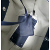 Torebka damska shopper A4 duża torba na ramię elegancka modna DB243 Czarna