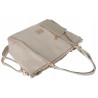 Torebka Damska łódka Shopper Torba na Ramię Listonoszka CC6692 Beżowa