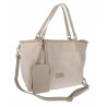 Torebka Damska łódka Shopper Torba na Ramię Listonoszka CC6692 Beżowa