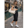 Torebka Damska A4 łódka Shopper Torba na Ramię Listonoszka CC6692 Beżowa