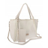 Torebka Damska A4 łódka Shopper Torba na Ramię Listonoszka CC6692 Beżowa