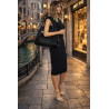 Torebka damska shopper duża pojemna na ramię elegancka torba BS6881 Czarna