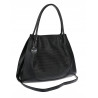 Torebka damska shopper duża pojemna na ramię elegancka torba BS6881 Czarna