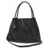 Torebka damska shopper duża pojemna na ramię elegancka torba BS6881 Czarna