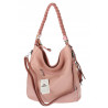 Torebka damska worek shopper duża pojemna na ramię modna CH66816 Różowa