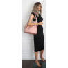 Torebka damska worek shopper duża pojemna na ramię modna CH66816 Różowa
