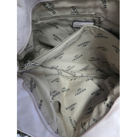 Torebka damska worek shopper duża pojemna na ramię modna CH66816 Różowa