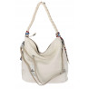 Torebka damska worek shopper duża pojemna na ramię modna CH66816 Beżowa