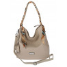 Torebka damska worek shopper duża pojemna na ramię modna CH66816 Beżowa