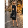 Torebka damska worek shopper duża pojemna na ramię modna CH66816 Czarna