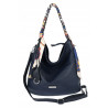 Torebka damska worek shopper duża pojemna na ramię modna CH66816 Granatowa