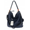 Torebka damska worek shopper duża pojemna na ramię modna CH66816 Granatowa