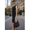Torebka damska shopper worek elegancka lekka listonoszka JC006 Czekoladowa