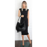 Torebka damska shopper worek elegancka lekka torba listonoszka JC006 Czarna