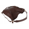 Torebka damska shopper worek elegancka lekka listonoszka JC006 Czekoladowa