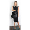 Torebka damska shopper worek elegancka lekka torba listonoszka JC006 Czarna