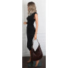 Torebka damska shopper worek elegancka lekka listonoszka JC006 Czekoladowa