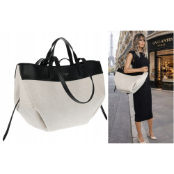 Torebka damska shopper Gallantry Paris na ramię elegancka torba R044 Czarna