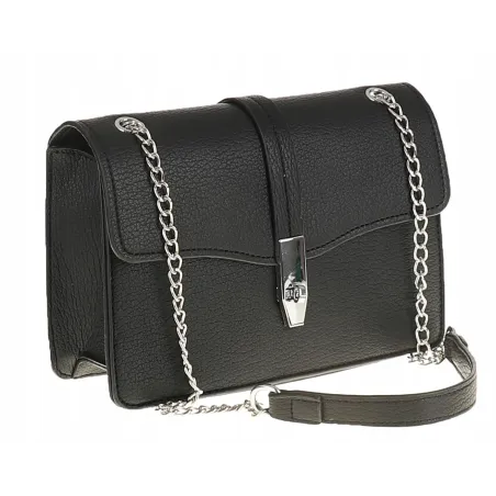 ERICK Style Elegancka Torebka Damska kuferek listonoszka H0768 Black