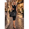 Torebka Damska Listonoszka Worek Shopper Modna Torba na Ramię MC674 Czarna