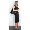 Torebka Damska Listonoszka Worek Shopper Modna Torba na Ramię MC674 Czarna