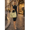 Torebka Damska Listonoszka Worek Shopper Modna Torba na Ramię MC674 Zielona