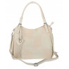 Torebka Damska Listonoszka Worek Shopper Modna Torba na Ramię MC674 Beżowa