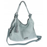 Torebka Damska Shopper worek modna lekka torba na Ramię CH812 Niebieska