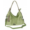Torebka Damska Shopper worek modna lekka torba pasek na Ramię CH812 Zielona
