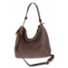 Torebka Damska Worek Shopper Torba na Ramię duża pajemna N3573 Czekoladowa
