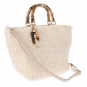 Torebka Damska Worek Shopper Torba duża pajemna listonoszka N2912 Beżowa
