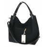 Torebka Damska Worek Listonoszka Duża Torba Shopper na Ramię CH228 Czarna