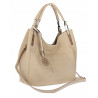 Torebka Damska Worek Listonoszka Duża Torba Shopper na Ramię CH228 Beżowa