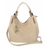 Torebka Damska Worek Listonoszka Duża Torba Shopper na Ramię CH228 Beżowa