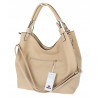 Torebka Damska Worek Listonoszka Duża Torba Shopper na Ramię CH228 Beżowa