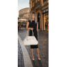 Torebka damska zamszowa shopper 2w1 elegancka lekka torba OS116 Beżowa